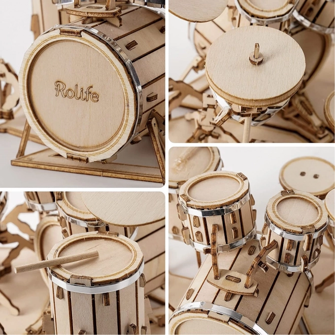 Biciklistički set - 3D drvena slagalica