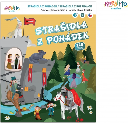 Strašila iz bajki – knjiga sa samoljepljivim naljepnicama