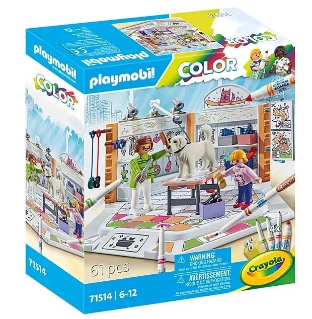 Playmobil Salon za pse s Crayola bojama