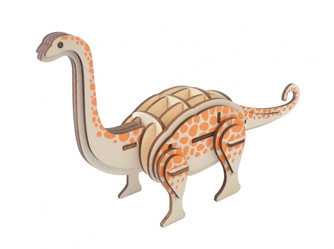 Woodcraft Drvene 3D puzzle Brontosaurus