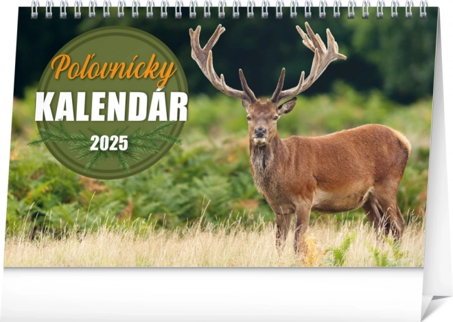 NOTIQUE Lovni stolni kalendar 2025, 23,1 x 14,5 cm