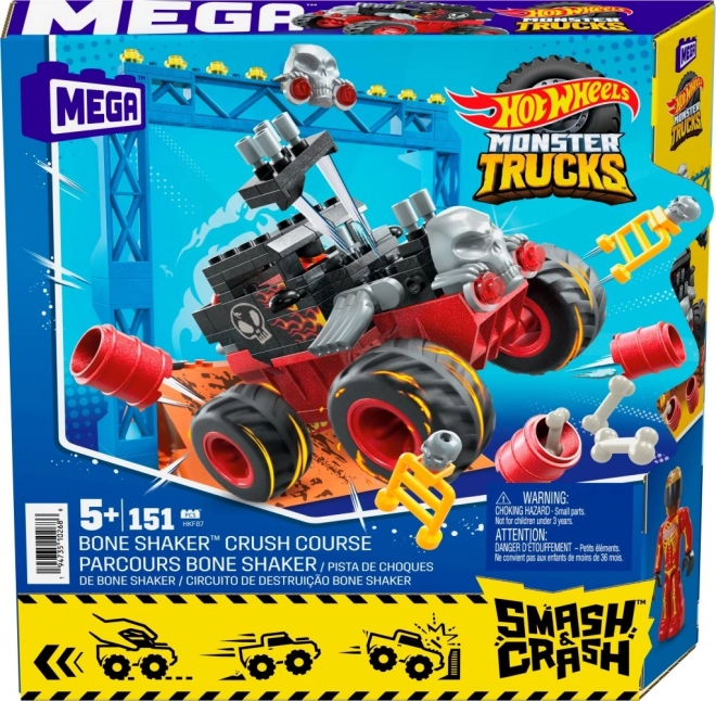 Hot Wheels Monster Truck set za slaganje 151 kom Auto + Rampa