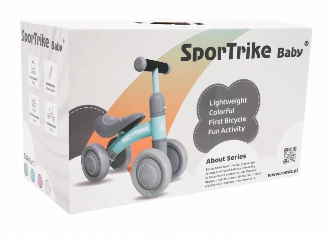 Prvo dječje kros biciklo PettyTrike Ružičasti četverokotačni bicikl SporTrike Rider