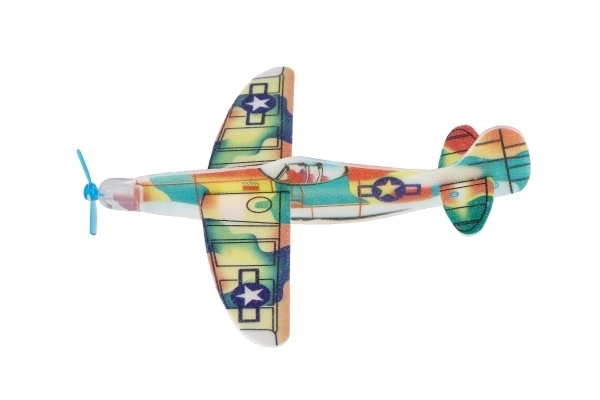 Pjenasti bacajući avion 18 cm mix