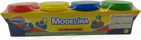 Vesela plastelina set 4 boje