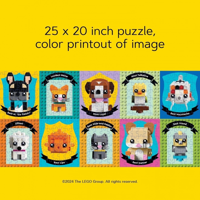 Puzzle LEGO Životinjski Prijatelji 1000 Dijelova