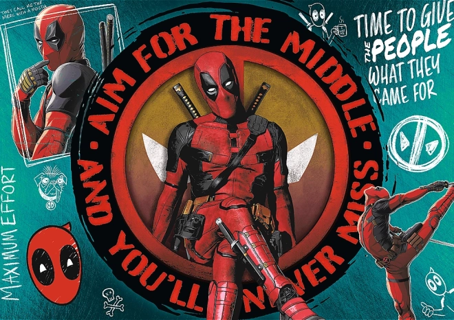 Puzzle TREFL Premium Plus: Deadpool 1000 dijelova