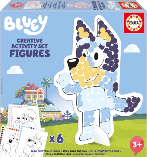 Kreativni set s predlošcima Bluey