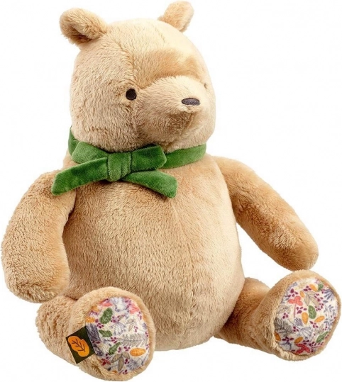 Plišana Medvjedić Pooh sa zelenom mašnom 25 cm