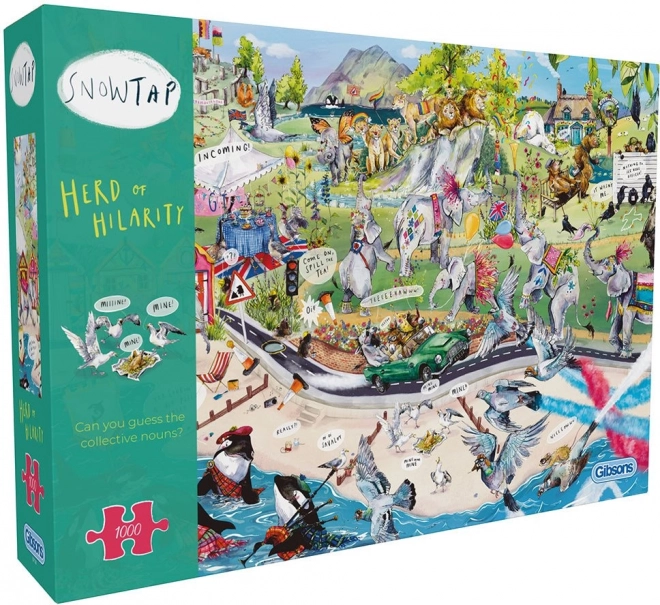 Gibsons Zabavno stado Puzzle 1000 dijelova