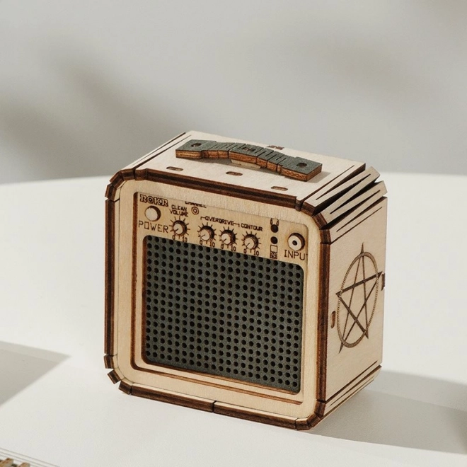 RoboTime drveni 3D puzzle - Električna gitara