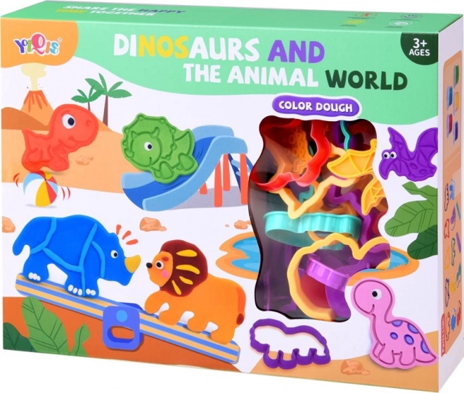 Set plastelina s kalupima dinosauri