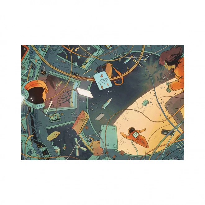 Puzzle Svemir - Pronađi 10 predmeta 47x33cm 300 dijelova XL u kutiji 27x19x4cm