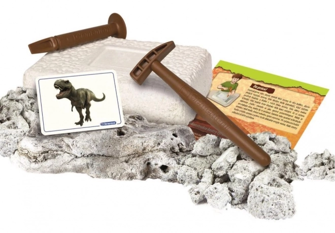 CLEMENTONI Znanost&Igra ArcheoFun: T-Rex + Triceratops