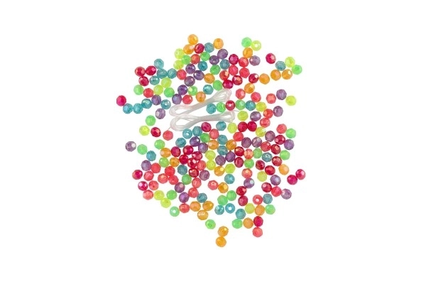 Perlice s uzicom plastika mix boja u plastičnoj kutijici 3,5x12,5cm