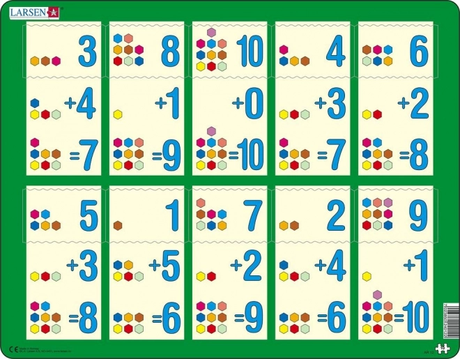 Larsen puzzle zbrajanje do deset II 10 dijelova