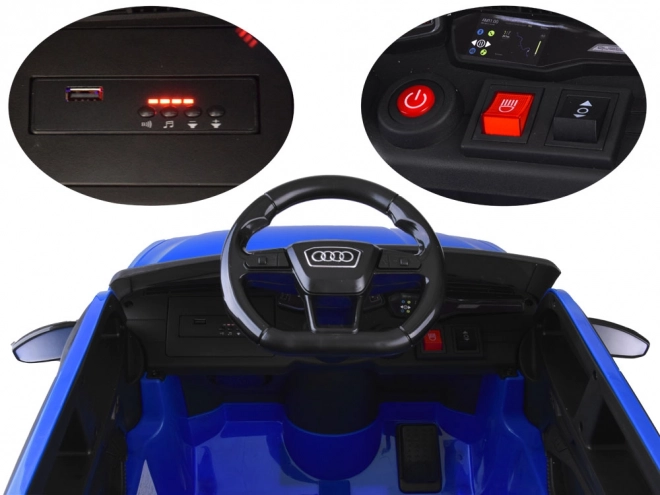 Električni autić Audi RS 6 za djecu – Plava