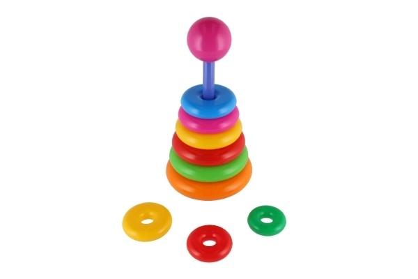 Složivi prstenasti toranj plast 28 cm različite boje u mreži 12m+