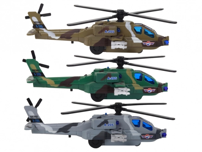 Vojni helikopter Vojni helikopter Aluminijska smjesa Zvuk i svjetlo