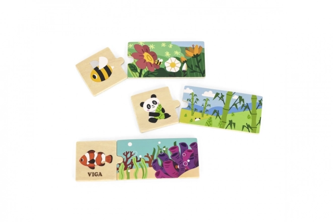 Puzzle Životinje Logička Zabava VIGA