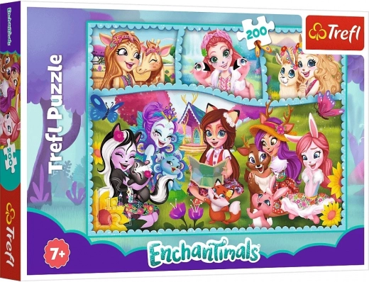 Puzzle od 200 dijelova – čarobni svijet ENCHANTIMALS