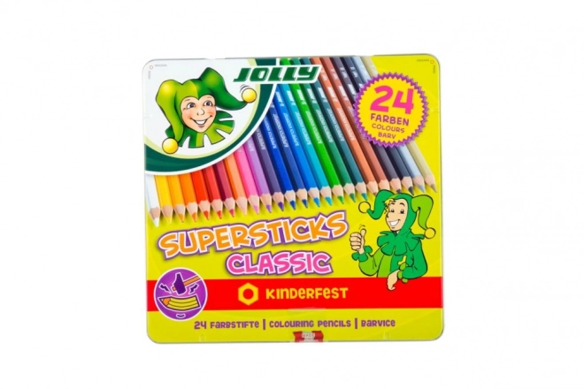 Supersticks 24 boja u metalnoj kutiji