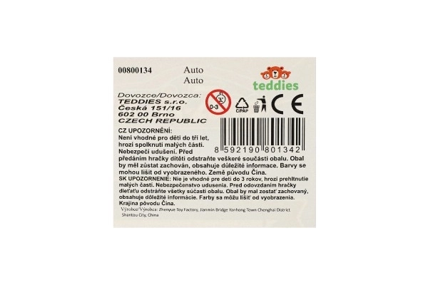 Auto utrke 6kom metal/plastik 8cm slobodna vožnja u kutiji 10,5x27,5x4cm