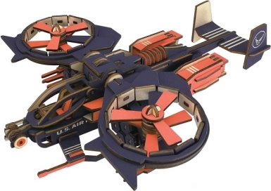 Woodcraft drvene 3D puzzle borbeni zrakoplov