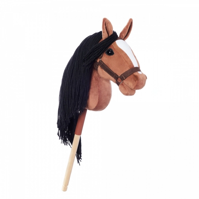 Konj na štapu Hobby Horse HOPPIHORSE tamnosmeđi