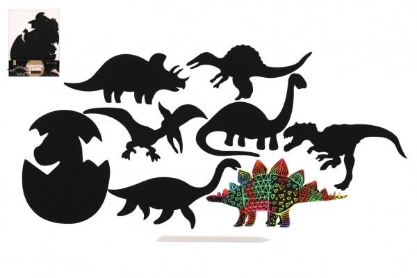 Strugalica s duginim dinosaurima, 9 komada, 13-15 cm, u vrećici