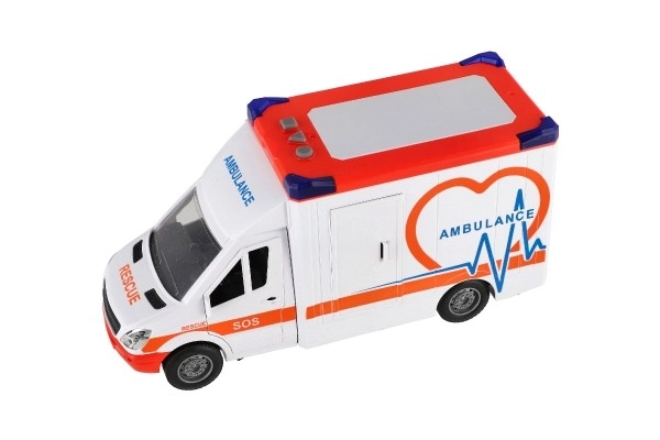Igračka Ambulantna Kolica Plastika 28cm s Nosila i Zamajcem sa Svjetlom i Zvukom