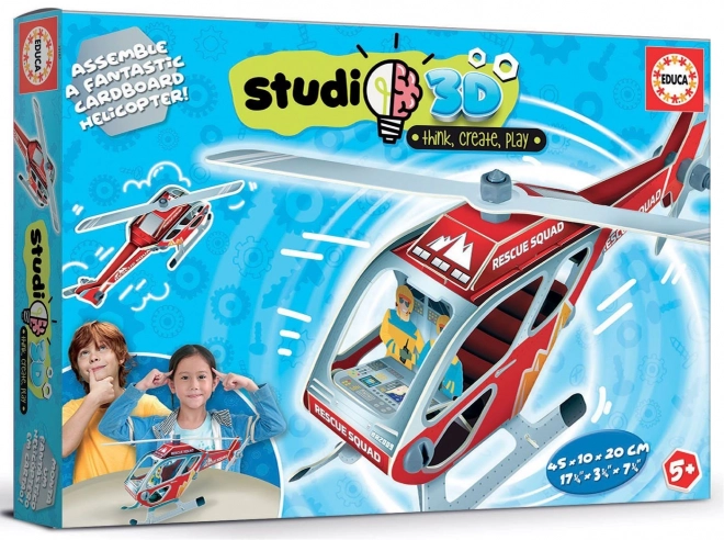 EDUCA Studio 3D model Spašavalački helikopter