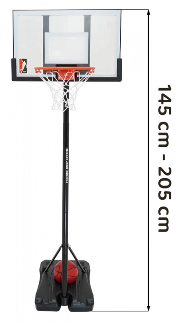 Košarkaška lopta 205 cm + pribor
