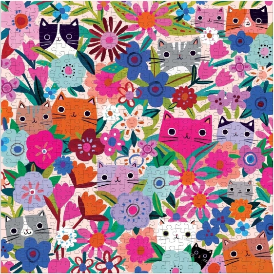 Puzzle Mačke u cvijeću 500 komada