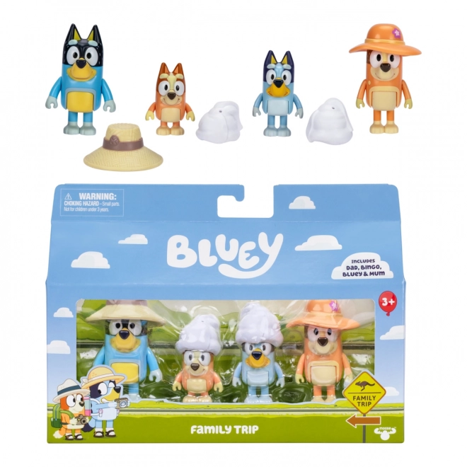 Figurice Bluey Obiteljski Izlet