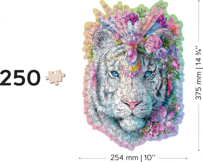 WOODEN CITY Drvene puzzle Mistični tigar 250 dijelova