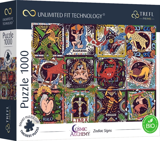 Puzzle TREFL Svemirska magija: Znakovi zodijaka 1000 dijelova