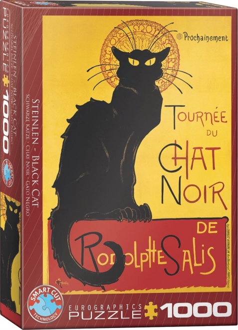 Puzzle Cabaret Le Chat noir - plakat od 1000 dijelova
