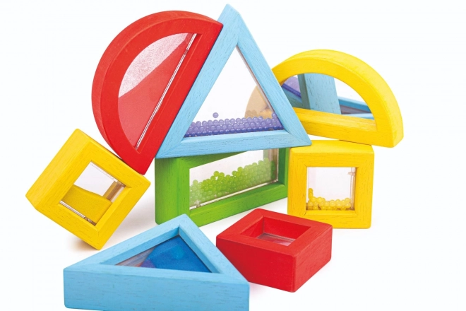 Bigjigs Toys Šareni oblici senzorička duga