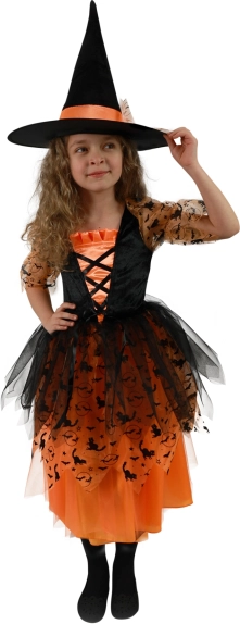 Dječji kostim vještice za djevojčice za Halloween