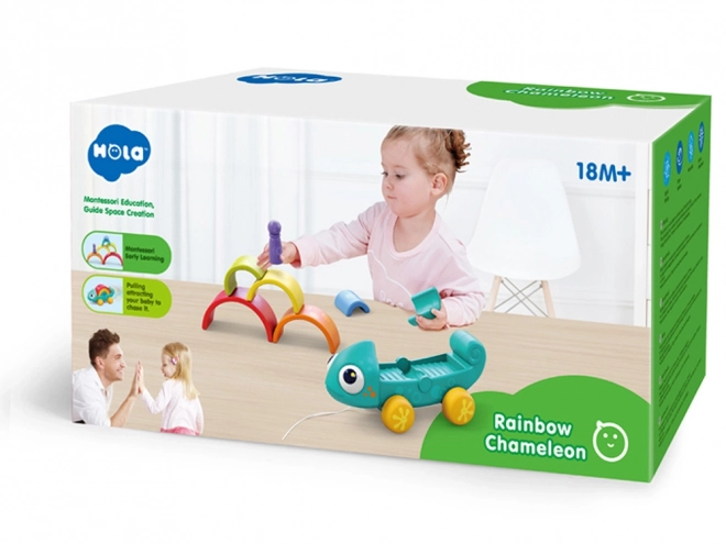 Montessori Dugin kameleon slagalica 18m+