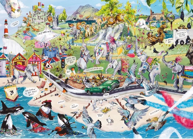 Gibsons Zabavno stado Puzzle 1000 dijelova