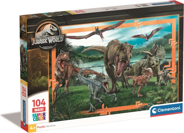 Puzzle Maxi 104 dijelova Jurski svijet