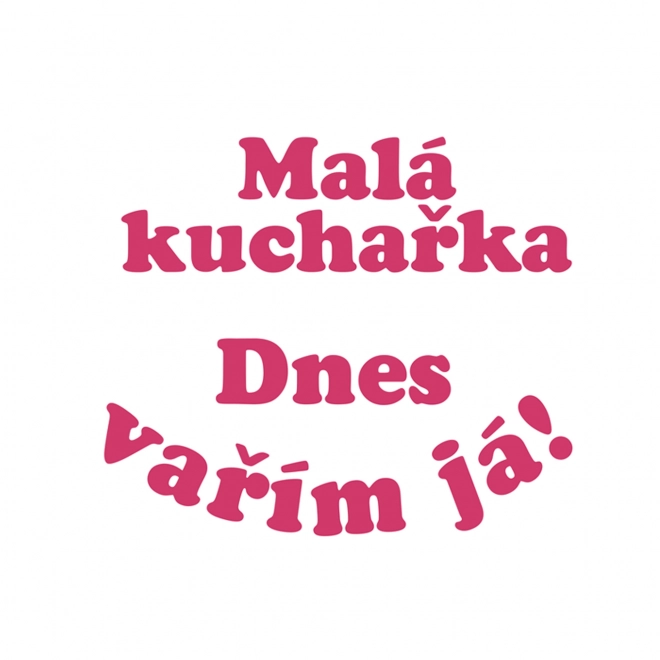 Dječji kostim kuharica s priborom - Češki tisak