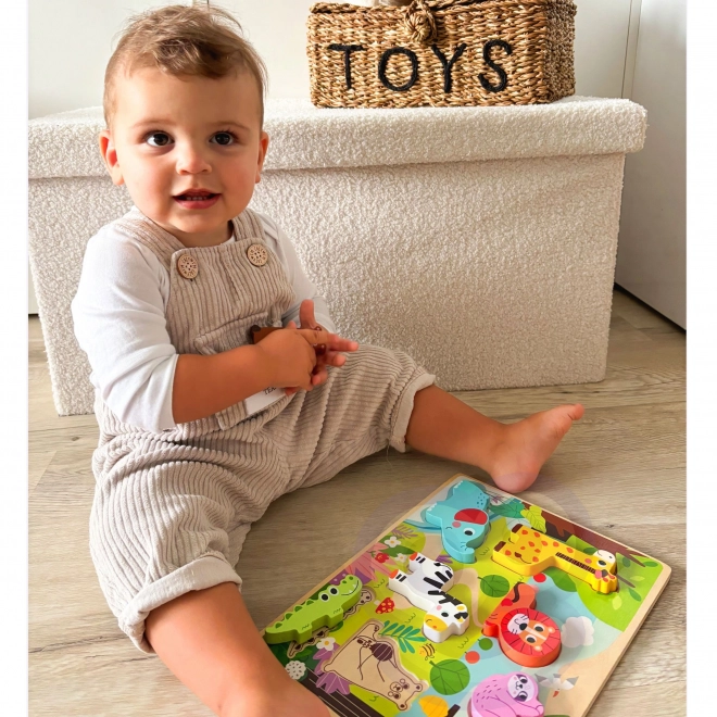 Drvene puzzle ZOO Safari za djecu