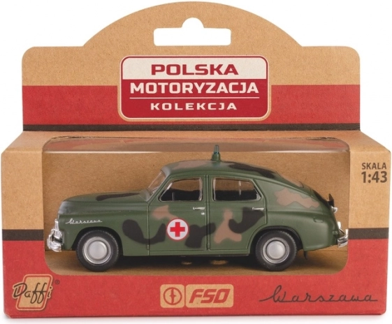 Vozilo PRL Warszawa M20 Vojno sanitetsko vozilo