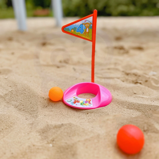 Dječji set za golf sa stalkom na kotačima Woopie