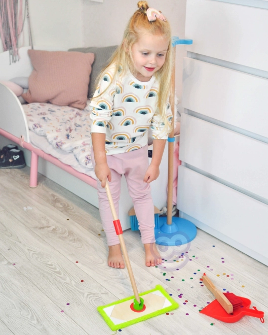 Drvena garnitura za čišćenje za djecu Tooky Toy