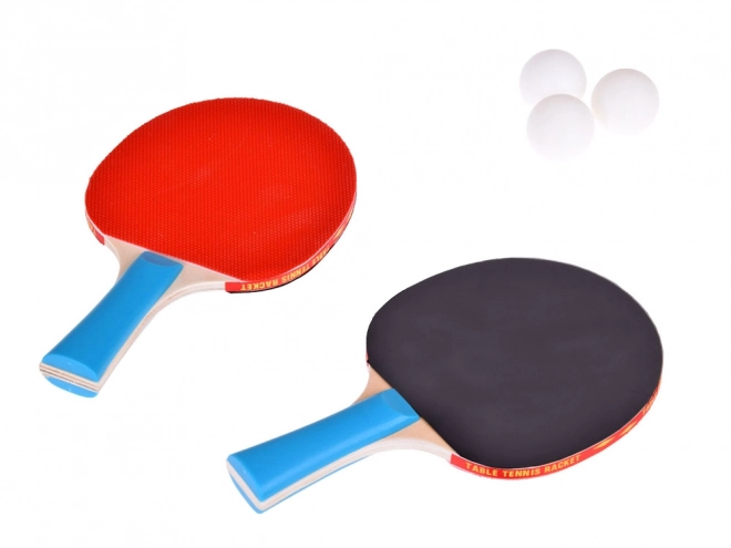 Drvene rekete za stolni tenis s lopticama