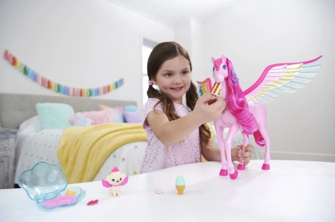 Figurica Barbie čarobni Pegaz sa svjetlima i zvukovima